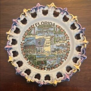 Florida Souvenir Decorative Plate